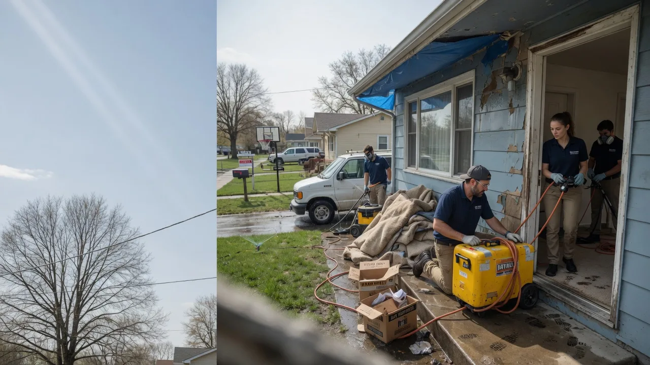 Basement Flood Cleanup in Belleville, WV near me